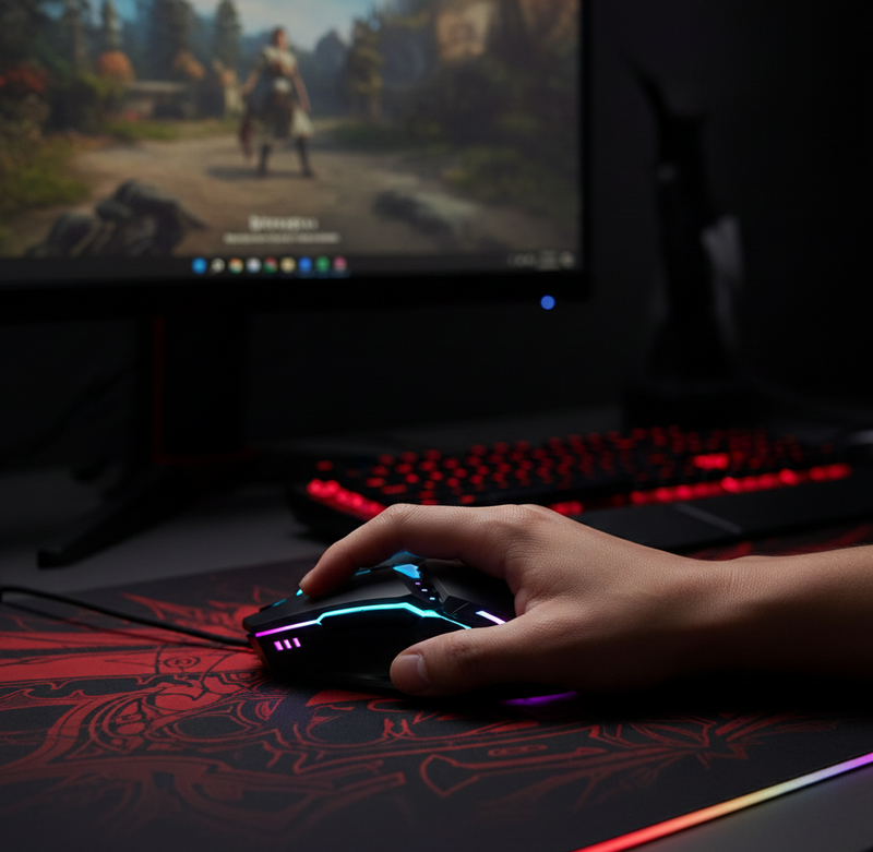 Wired Mouse Ergonomic Design Gaming Mouse