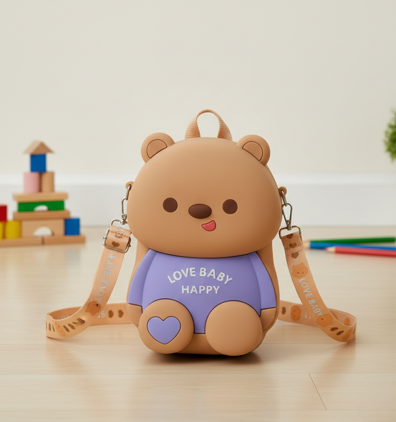 Cute Cartoon Girls Silicone Backpack Wukusy