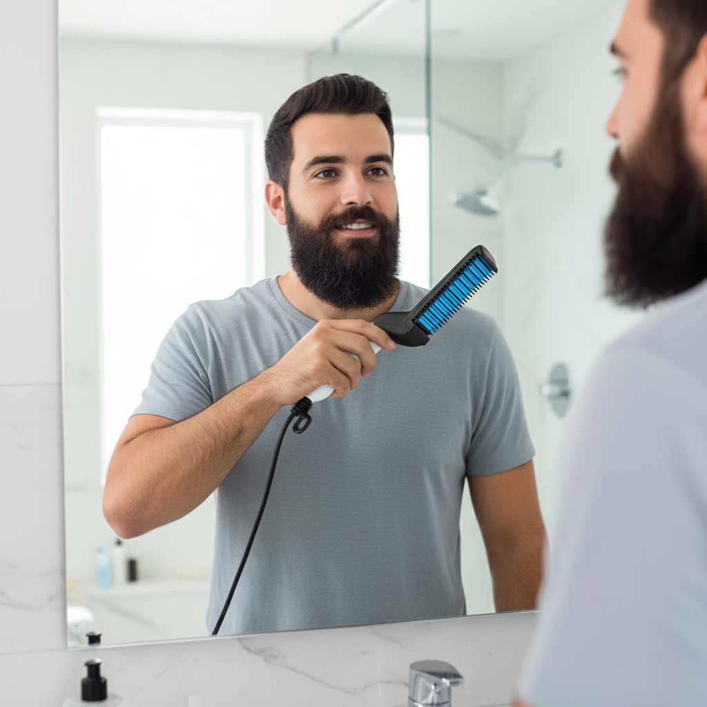 Mens Curling & Straightening Comb
