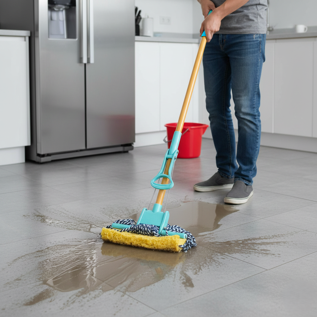 Super Absorbent PVA Quick Cleaning Mop With Squeezing Technology Floor Sponge Wet Mop