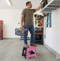 12-inch Folding step stool for Adults and Kids 219eaz-qw
