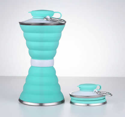 Collapsible Silicone Travel Water Bottle