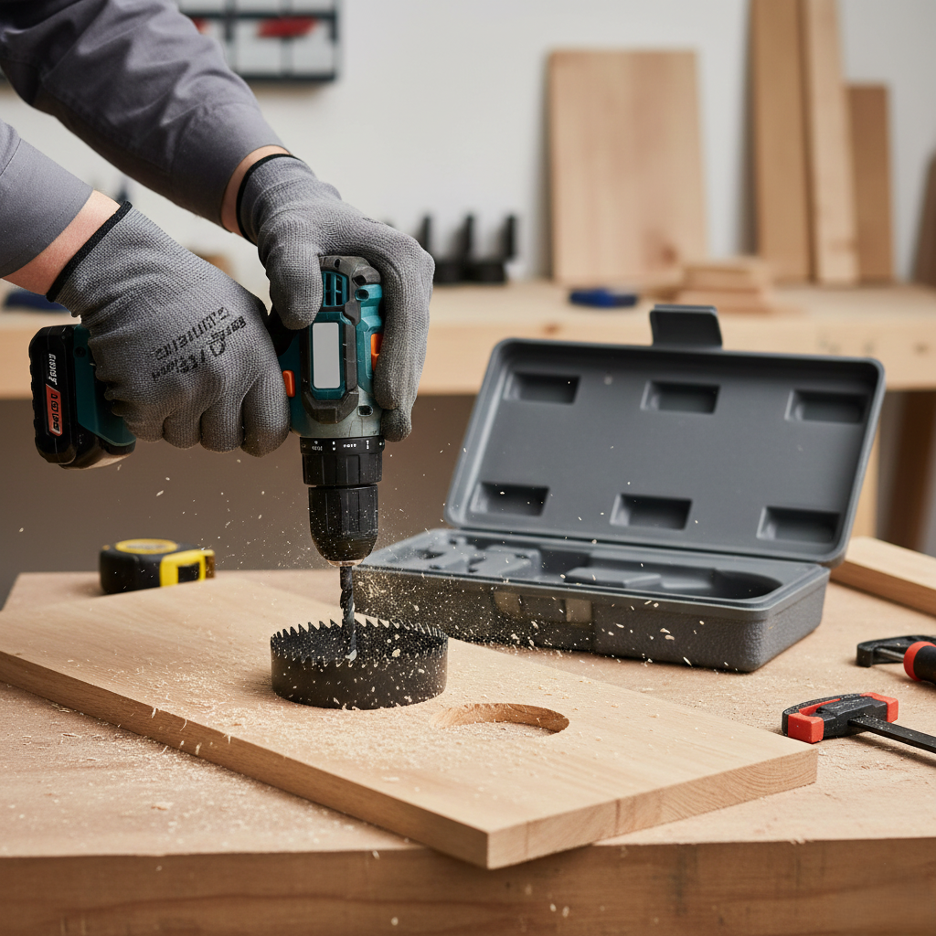 Wood Hole Saw Cutting Set