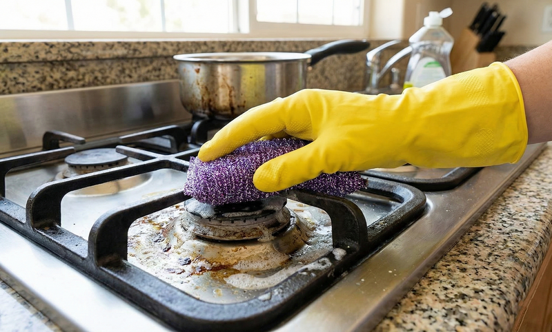Scratch Proof Kitchen Utensil Scrubber Pad