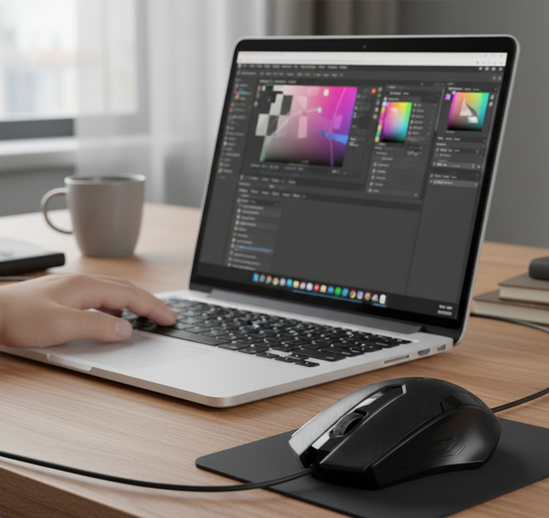 Computer Laptop Wired Optical Mouse