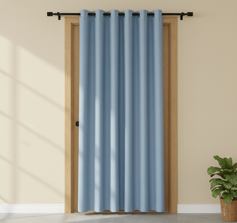 Solid Door Curtain (1 Piece)