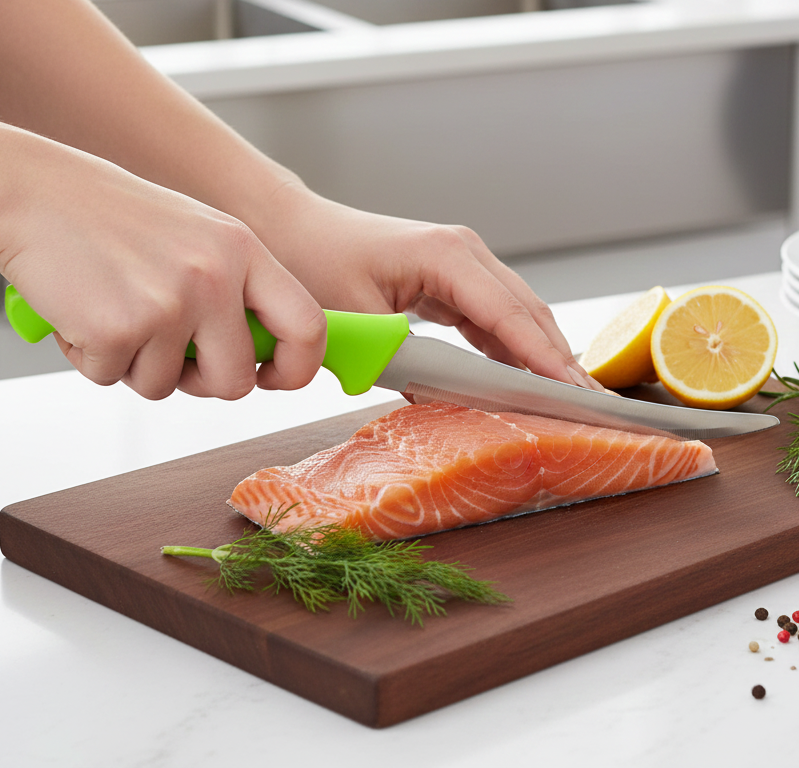 Premium Quality Multipurpose Kitchen Knife With Soft Ergonomic Handle (1 Pc)
