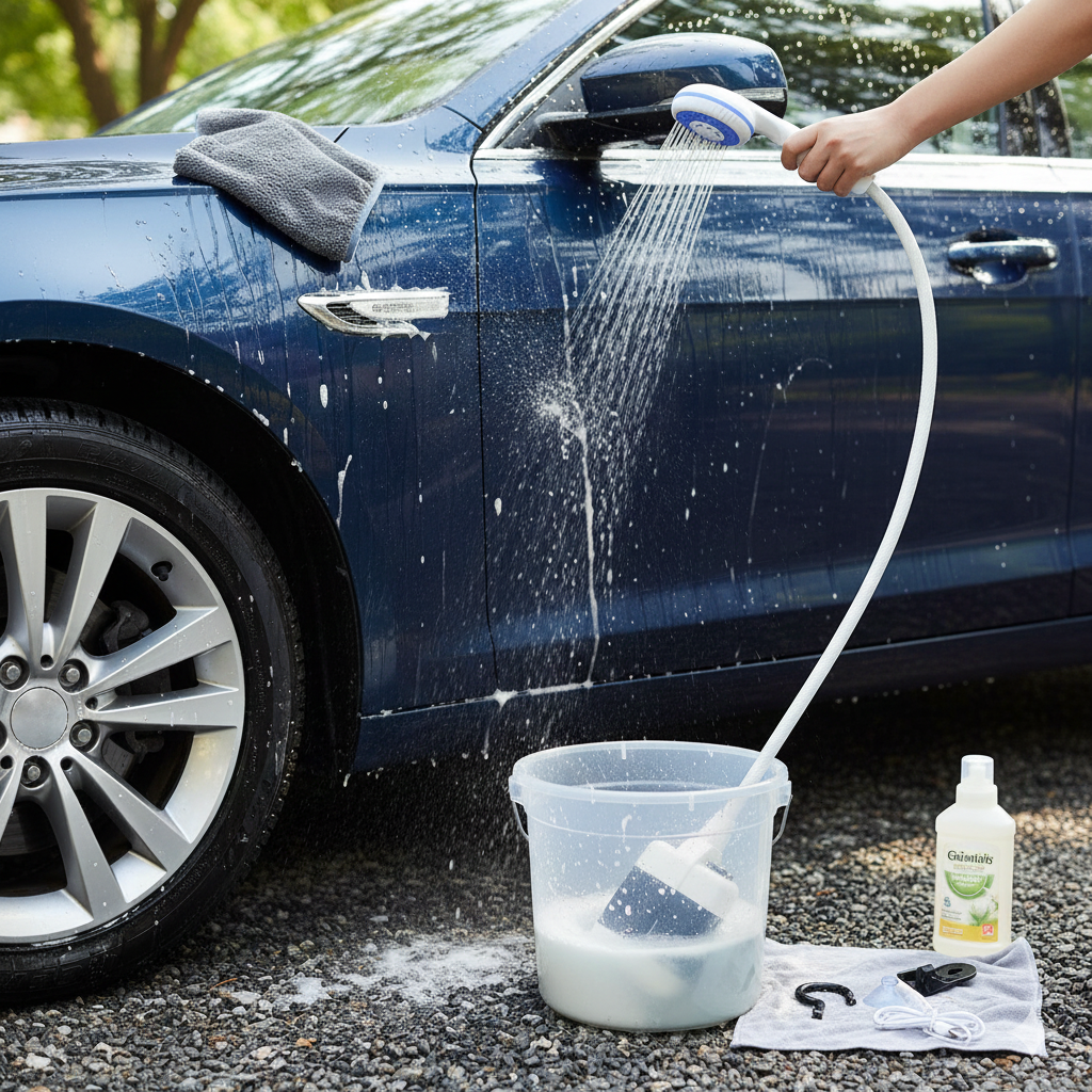 Portable Outdoor Shower Kit (1 Set)