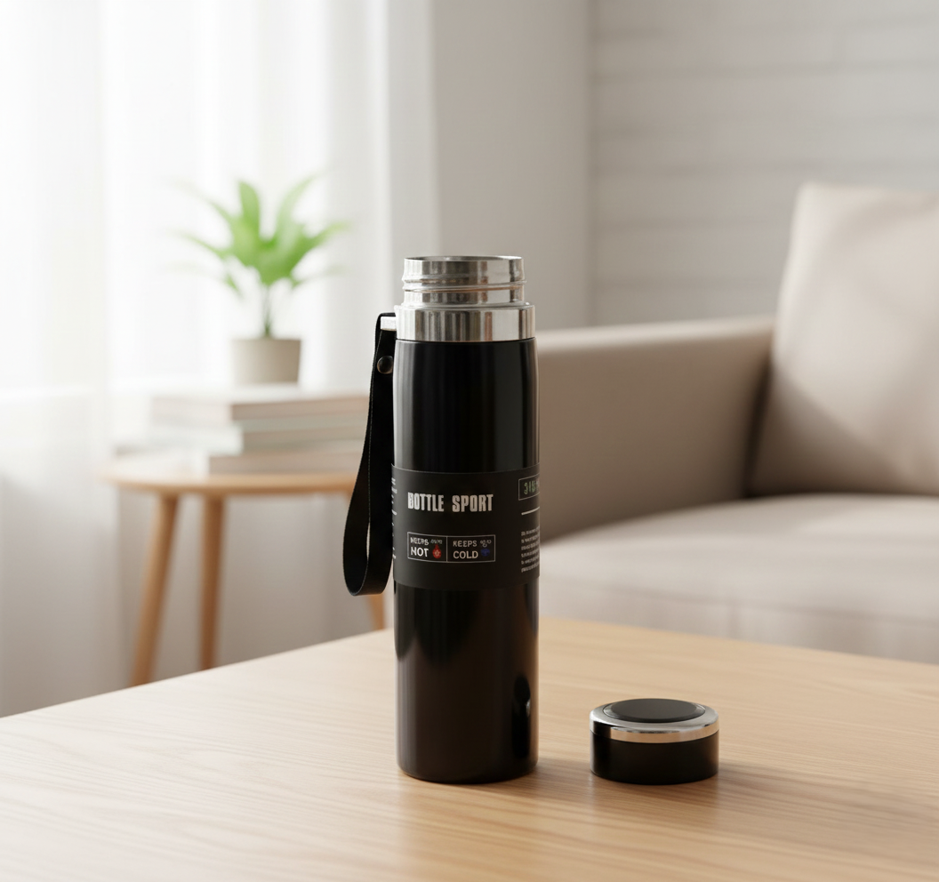 Double Wall Vacuum Flask Insulated Water Bottle Wukusy