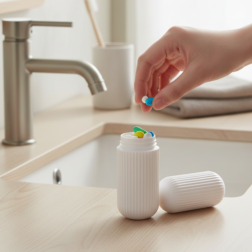 Capsule Storage Bottle