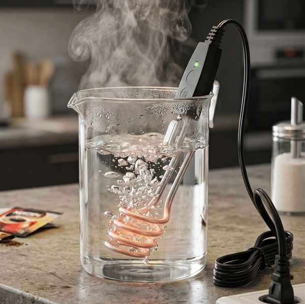 Portable Electric Immersion Water Heater(1000W) Wukusy