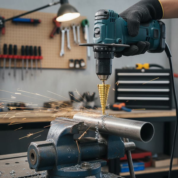 Piece Titanium Coated HSS Step Drill