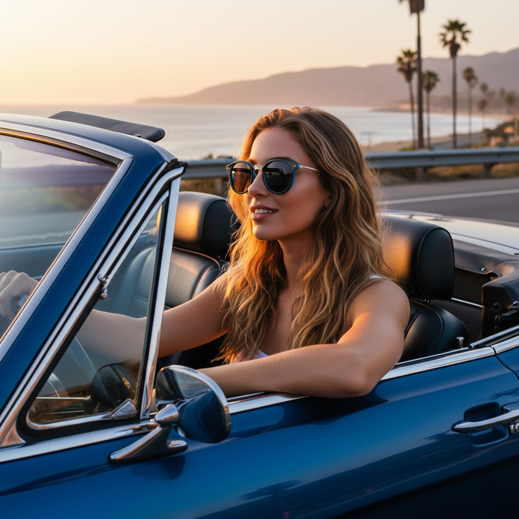 UV Protected Round Sunglasses