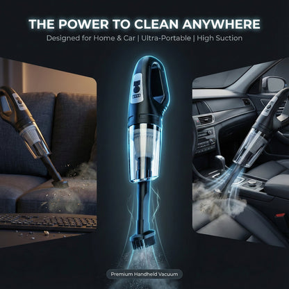 Wireless & Handheld Car Vacuum Cleaner Wukusy