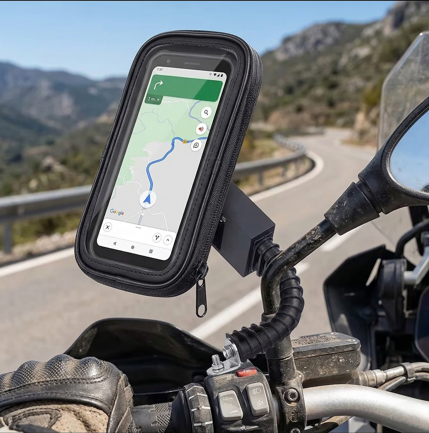 Phone holder -Weather Resistant Bike Mount Wukusy