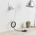 Cable Cord Protector Saver With Suction End (Suction Winder, 4 Pcs Set)