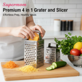 Supermom Premium 4 in 1 Grater and Slicer