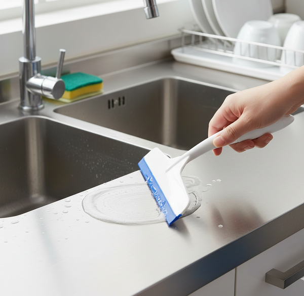 Plastic Kitchen Wiper (White  1 Pc)