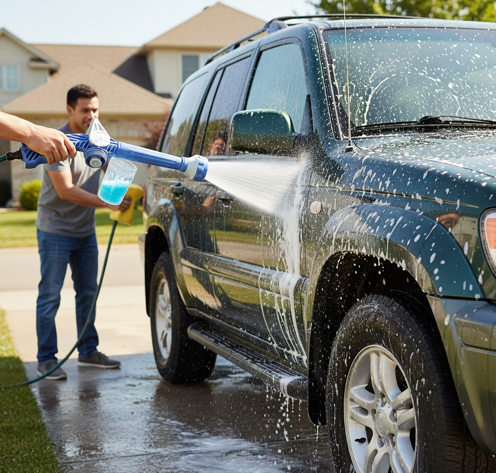 Turbo Jet Water Cannon 8 in 1 Spray Gun