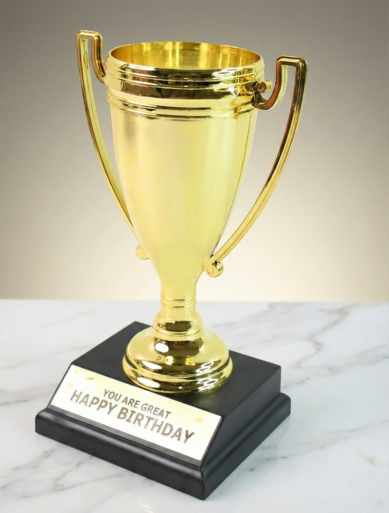 Golden Birthday Trophy
