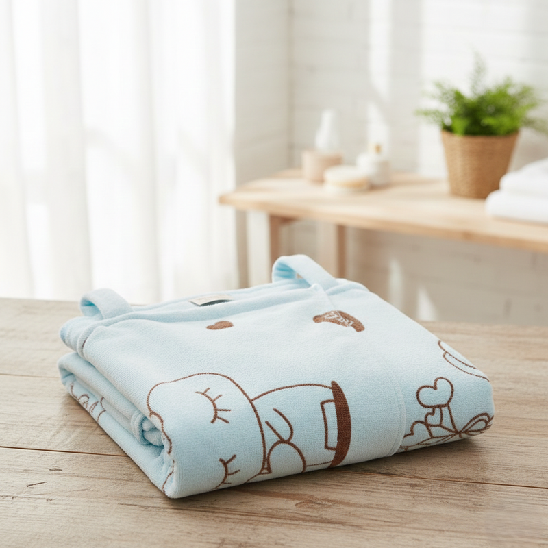 Soft Cotton Bathrobe for Women & Girls