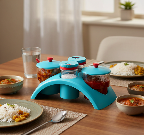 Supermom 4-in-1 Pickle, Salt & Pepper Storage Set Wukusy