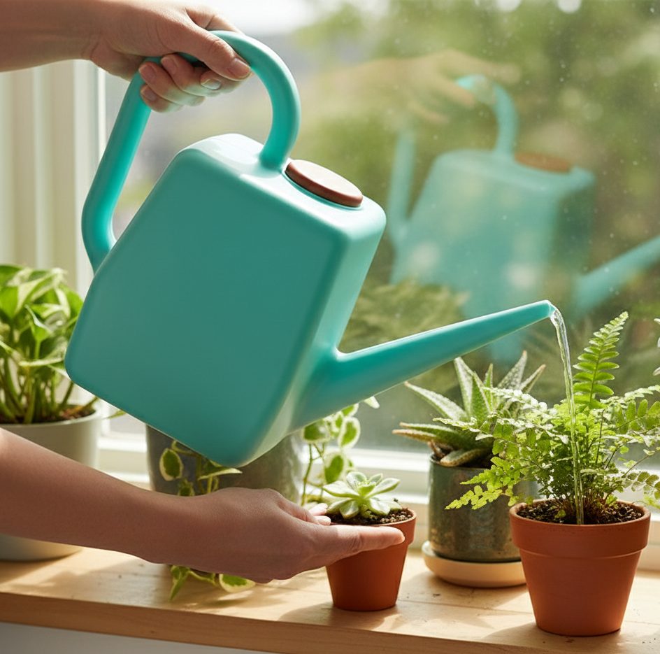 2L Heavy-Duty Plastic Watering Can