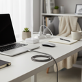 Spiral Wire Protector - Metallic Cable Sleeve for Mac Charger