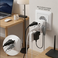 5-Way 2-Pin Multi Plug Socket Converter Wukusy