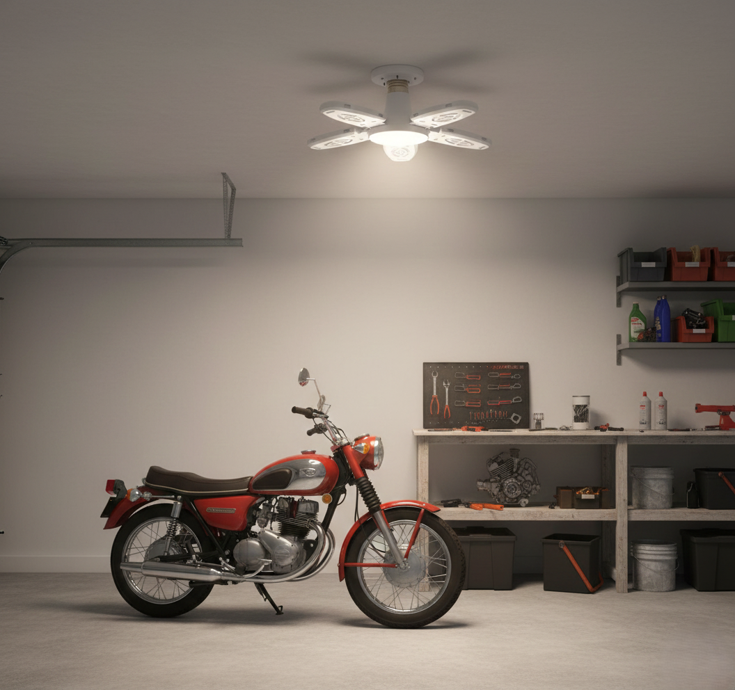 Fan Blade Foldable LED Bulb Wukusy
