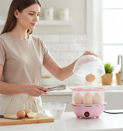 2 Layer 14 Egg Cooker & Steamer