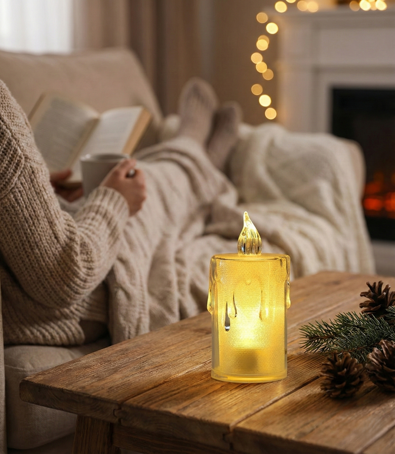 Simple Crystal Candle Lights