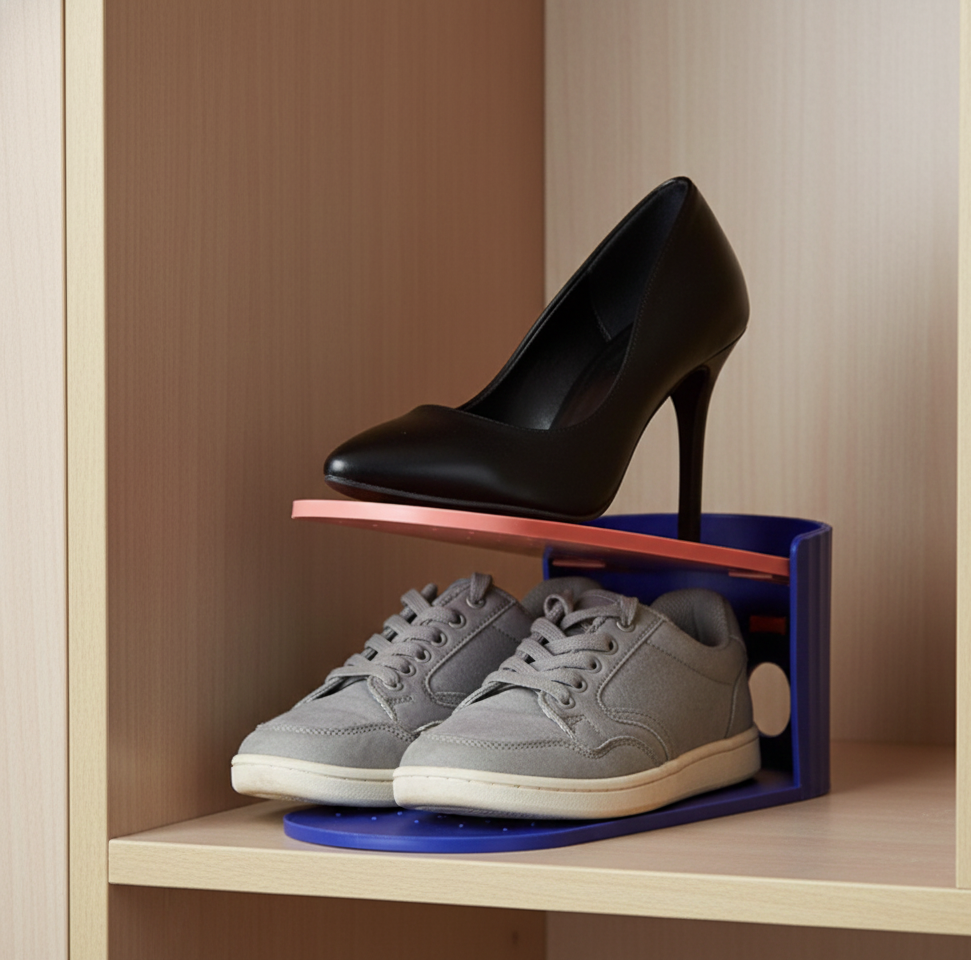 Plastic Shoe Slot Organizer Stand Rack (1 Pc)