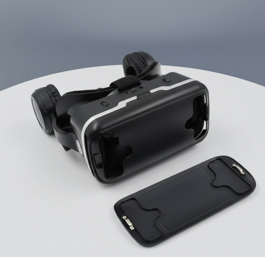 3D HD VR Glasses - Virtual Reality Headset with Headphones