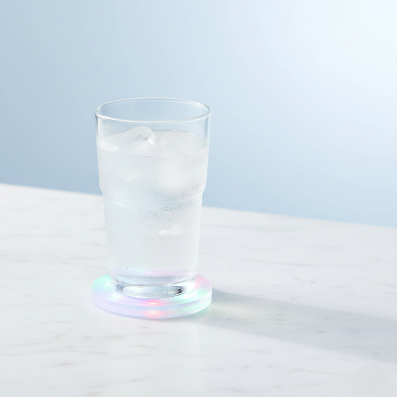 Colorful LED Drink Coaster