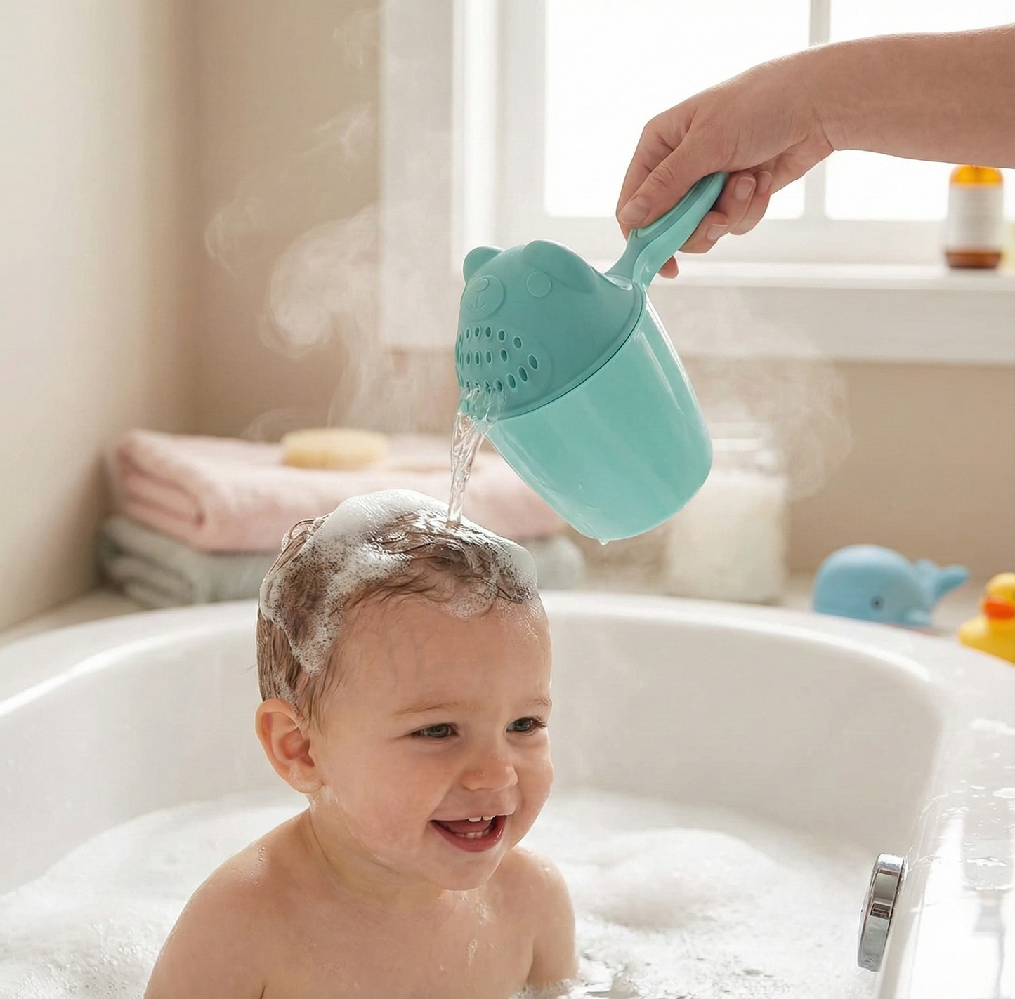 Baby Shampoo Shower Cup Wukusy