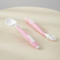 Silicone Bendable Baby Spoon & Fork Set