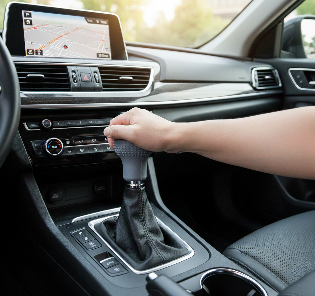 Universal Anti-Scratch Silicone Gear Shift Knob Cover