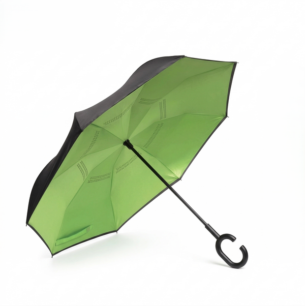 Foldable Umbrella (1 pc) - C-Shaped Handle Wukusy