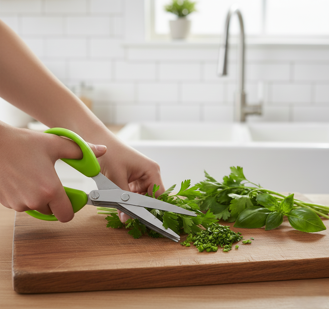 Premium 5 Blade Herb Scissors
