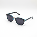 Sky-Blue UV Protected Round Sunglasses