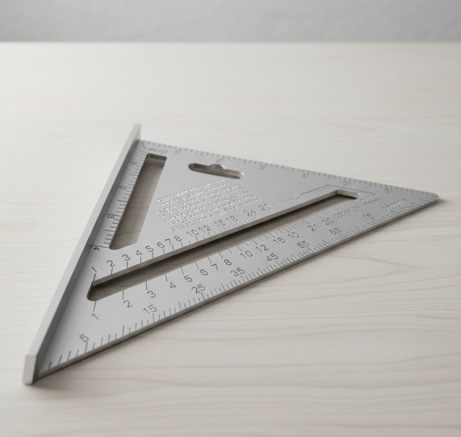 Lightweight Double Sided Triangle Scale Ruler
