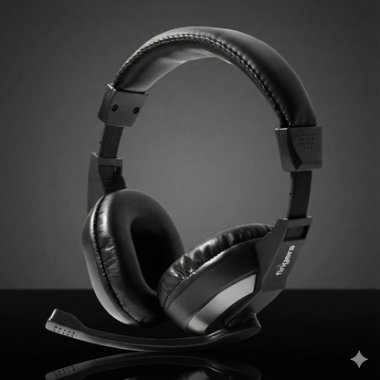 Wired Headset With Noise-isolating Mic Set