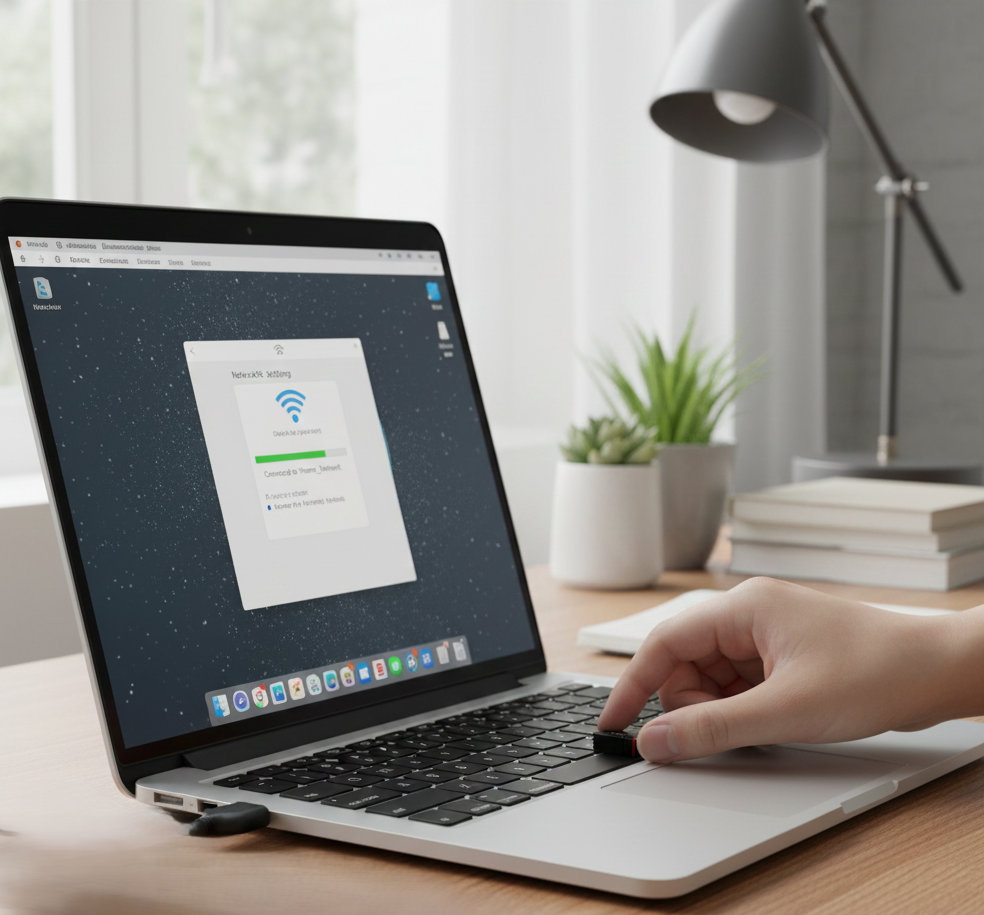 Wireless Network Receiver for PC-Laptop