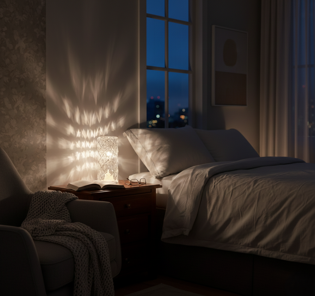 Diamond Crystal Table Lamp