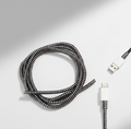 Spiral Wire Protector - Metallic Cable Sleeve for Mac Charger