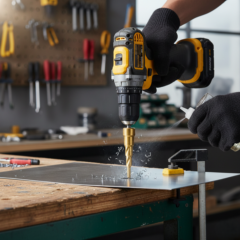 High Speed Steel Step Drill Bit for Metal