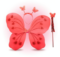 Baby Girls Fairy Butterfly Wings Costume with Wand & Hairband