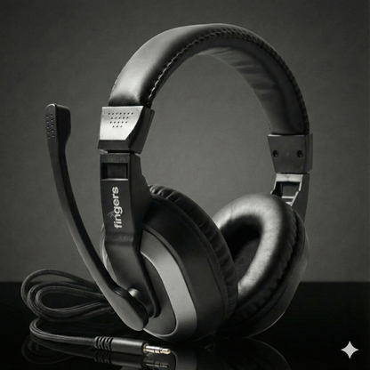 Wired Headset With Noise-isolating Mic Set