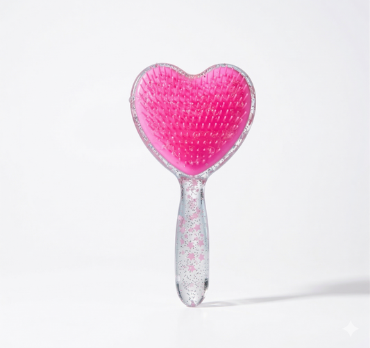 Heart Shape Hair Brush Massage Shower Comb (1 Pc) Wukusy